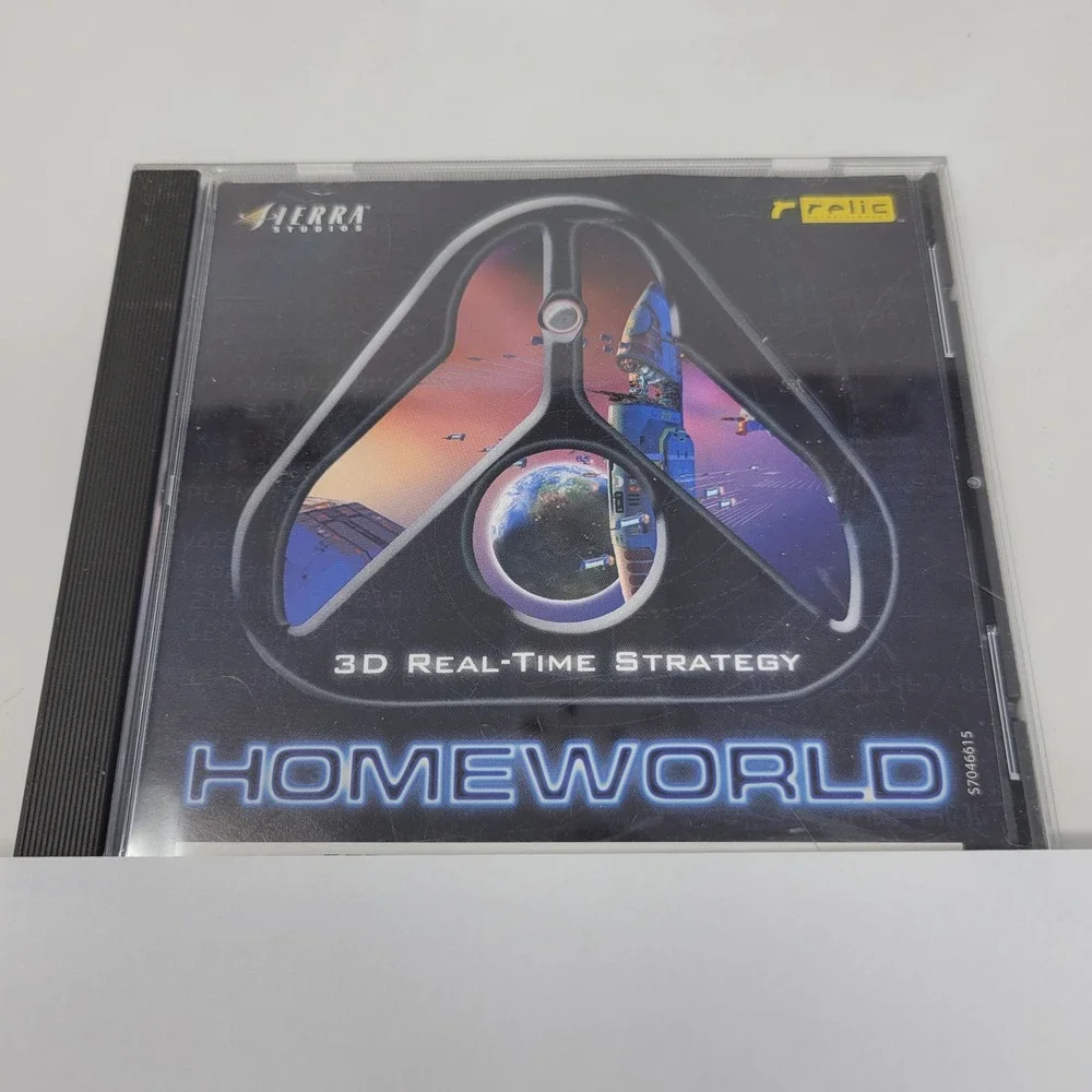 Homeworld PC Game 1999 Sierra Relic 3D Real-Time‎ Strategy RTS CD-ROM Jewel Case